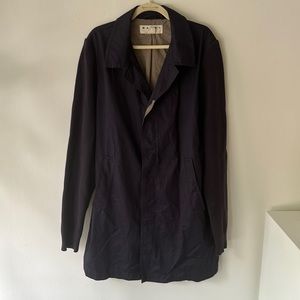 Navy Blue Jacket w/ Knitted Sleeves